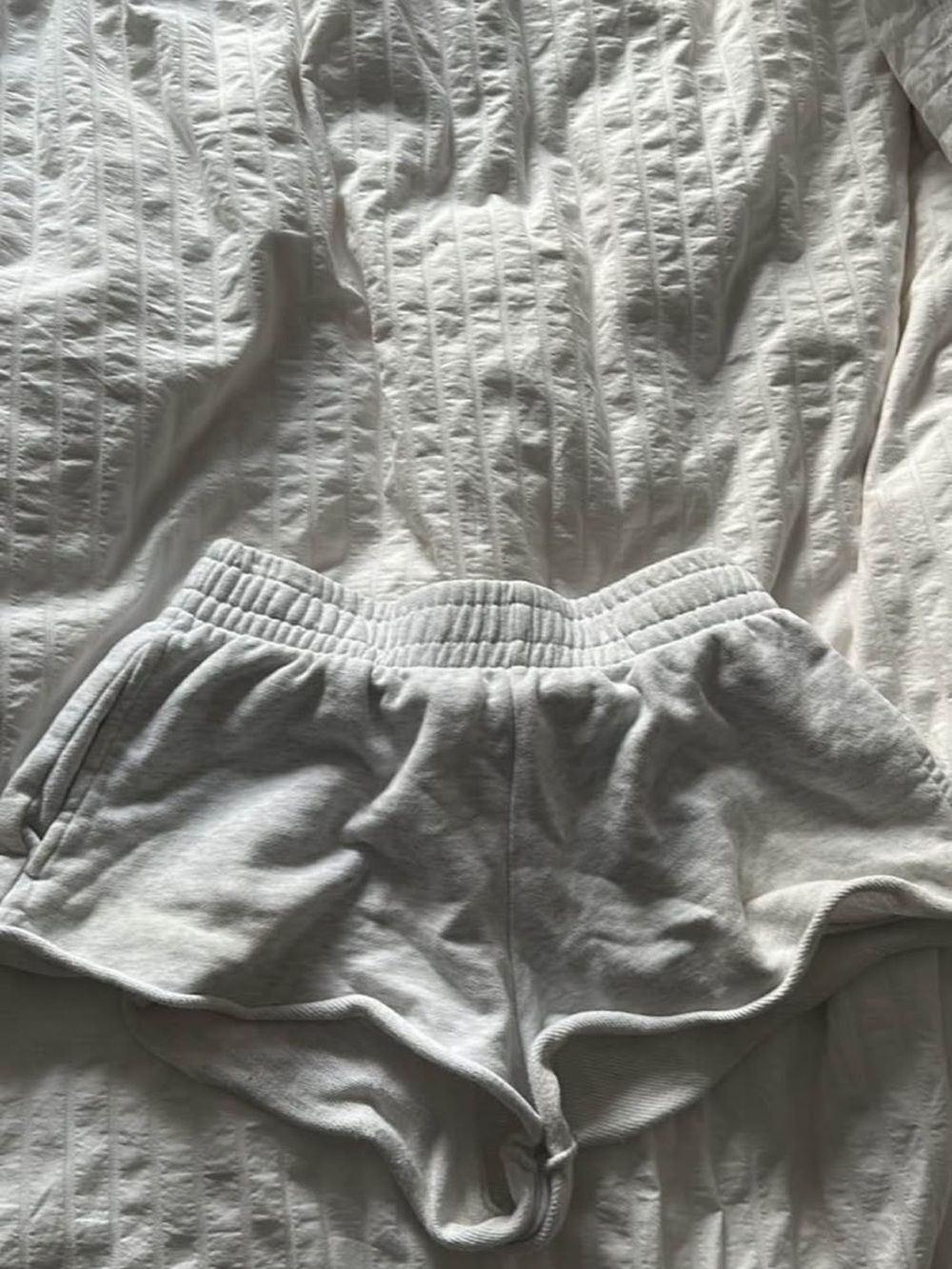 Light Gray Garage Shorts